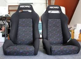 2 Jdm Recaro Sr3 Conffiti Bucket Seats Racing Auto Cars Mustang Porsche Honda 30 Recaro Jdm Bucket Seats