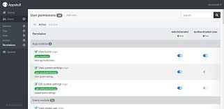 Appskull Advanced User Login Registration Management Permissions Web Application User Interface Design Management