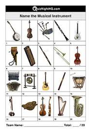 Name These Musical Instruments Music Instruments Kids Music Trivia Family Quiz