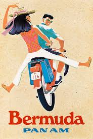 1960 Bermuda Pan American Airlines Travel Poster By Retro Graphics In 2021 Vintage Airline Posters Vintage Travel Posters Travel Posters