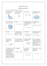 Maths Gcse 9 1 Higher Non Calculator Questions Math Gcse Math This Or That Questions
