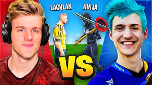 When you find your brother in fortnite! Lachlan Vs Ninja In Fortnite Battle Royale Youtube
