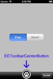 Tab Bar Center Button Ios App Development App Development Paw Heart