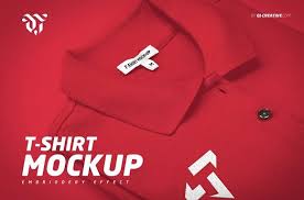 Embroidered Polo T Shirt Mockup Shirt Mockup Tshirt Mockup Polo T Shirts