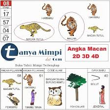 Erek Erek Macan Angka Macan 2d 3d 4d Buku Mimpi Harimau Buku Alam Shio