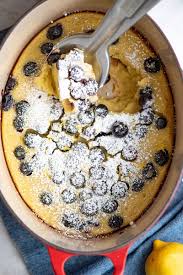 Blueberry Clafoutis An Easy Custard Cake Recipe Easy Custard Cake Easy Custard Blueberry Clafoutis
