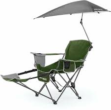 Sport Brella 3 Position Recliner Chair With Removable Umbrella And Footrest Ebay Folding Camping Chairs Camping Chairs Beach Lounge Chair