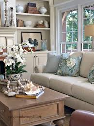Simple Summer Style In The Great Room Summer Living Room French Country Living Room Country Living Room