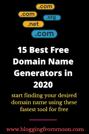 15 Best Free Domain Name Generators In 2020 In 2020 Domain Name Generator Name Generator Company Name Generator