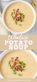 Healthy Potato Soup Recipe Healthy Potatoes Clean Eating Soup Clean Eating Soup Recipes