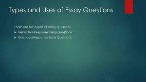 Chapter 10 Measuring Complex Achievement Essay Questions By