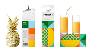 Concept Design For Tropicana With Clear Simplicity And Geometry World Brand Design Modern Packaging Design Creative Packaging Design Branding Design Packaging