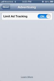 Limit Your Iphone Tracking In Ios6 General About Advertising Limit Ad Tracking On Turn It On If You Don T Wan T Apple To Track You Advertising Ads Iphone