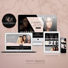 Hair Website With Shopify Shopify Website Design Business Branding Design Website Design Inspiration Business
