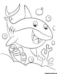 Baby Shark Coloring Page Shark Coloring Pages Coloring Pages For Boys Baby Coloring Pages