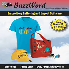 Buzz Tools Buzzword Embroidery Lettering Software