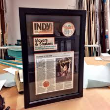 This Local Newspaper Article Is One Way To Frame Something Unique And Personal Ffdurham Newspaper Keepsake Newspaper Article Display Triangle Art