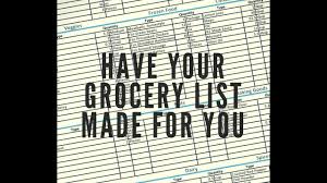 Generate Your Grocery List From Your Own List Of Recipes In Less Than 5 Minutes Youtube