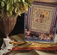 Moonlit Garden By Blackbird Designs Black Bird Cross Stitching Blackbird Designs