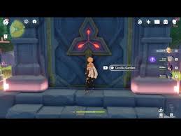 Domain How To Access Cecilia Garden Domain Of Forgery City Of Reflections Genshin Impact Youtube