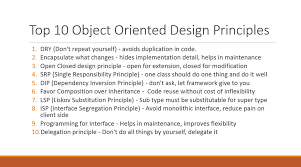 10 Oop Design Principles Every Programmer Should Know Principles Ways Of Learning Open Source Code