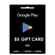 Google Play Gift Card 5 Us Region The Gamers Mall International Google Play Gift Card Google Play Codes Free Itunes Gift Card