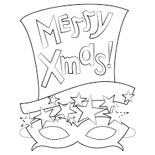 Merry Christmas Para Colorear