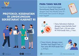 Sekretariat Kabinet Republik Indonesia Cabinet Secretariat Guests Must Show Covid 19 Test Results Cabinet Secretary Deputy Sekretariat Kabinet Republik Indonesia