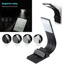 Portable Led Reading Book Light With Detachable Flexible Clip Usb Rechargeable Lamp For Kindle Ebook Readers Wwo66 Book Lights Rechargeable Lamp Usb Rechargeable