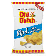 Potato chips are typically made from potatoes, salt, and vegetable oil. Old Dutch Rip L Original Gluten Free Chips Walmart Canada