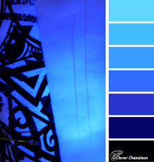 Colour Inspiration Tuesday Blacklight Blue Clever Chameleon Quilting Blue Color Schemes Color Inspiration Color Schemes
