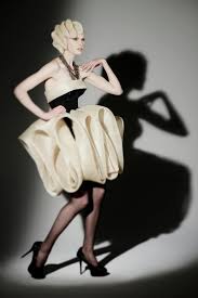 Sculptural Fashion Avant Garde Dress With Soft 3d Folds Artistic Fashion Design Avant Garde Dresses Fashion Design Dress Geometric Fashion