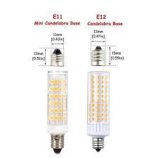 Aluxcia 8 5w E12 Led Light Bulb T3 T4 Candelabra Base E12 Ceiling Light 100w Halogen Replacement Candel Corn Bulb For Ceili Candle Base Ceiling Lights Led Bulb