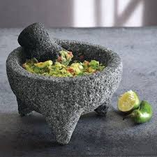 A Must Have Authentic Stone Guacamole Maker Molecajete A Real Stone Bowl And Grinding Tool For Mashing Y Mortar And Pestle Mortar Cool Kitchen Gadgets