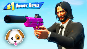 This is the john wick challenge (yes i did get it from lazarbeam). John Wick Only Challenge Dog Jokes Youtube