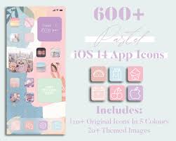 Ios 14 App Icons Pastel Kawaii Apple Iphone Widget Aesthetic Home Screen Layout Theme Png In 2020 Kawaii App App Icon Homescreen