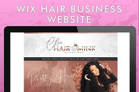 Wix Hair Extensions Website Template Website Template Website Template Design Wix