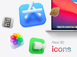Big Sur 3d Icons 3d Icons Web Design Icon Icon Design