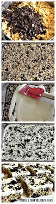 Cookies Cream Rice Krispie Treats Perfect Back To School Treat Bbc Good Food Recipes Rice Krispie Treats Food