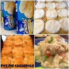 Pot Pie Casserole With Just A Bit Of Magic Food Pot Pie Casserole Chicken Pot Pie Casserole