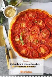 Tarte A La Tomate Et A La Moutarde Recette Recettes De Cuisine Recette Tarte Tomate Recette