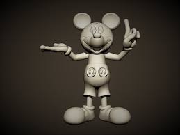 Mickey Mouse 3d Model Turbosquid 1302734 Mickey Mickey Mouse 3d Model