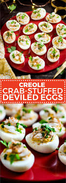 Creole Crab Stuffed Deviled Eggs Host The Toast Recipe Appetizer Recipes Party Food Appetizers Recipes