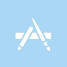 App Store Icon Light Blue App Store Icon App Logo Iphone Icon