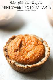 Mini Paleo Sweet Potato Tarts Recipe Paleo Recipes Dessert Paleo Holiday Recipes Paleo Sweet Potato