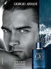 A sensory element of style, a man's chosen fragrance makes a strong statement. Giorgio Armani Acqua Di Gio Profondo 2020 Campaign