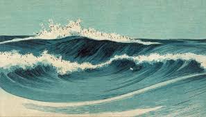 Waves Japanese Wave Painting Japanese Waves Japanese Woodblock Printing