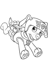 Patrulla Canina Para Colorear Zuma