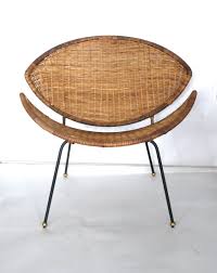 Sculptural Wicker And Rattan Clam Chairs Indoor Chairs Plastic Furniture Wicker Furniture