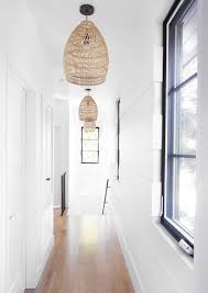 Walk This Way Hallway Lighting White Paneling Home